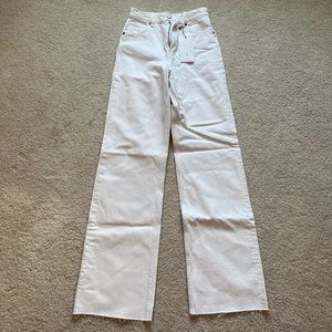 Zara White Jeans Full Length